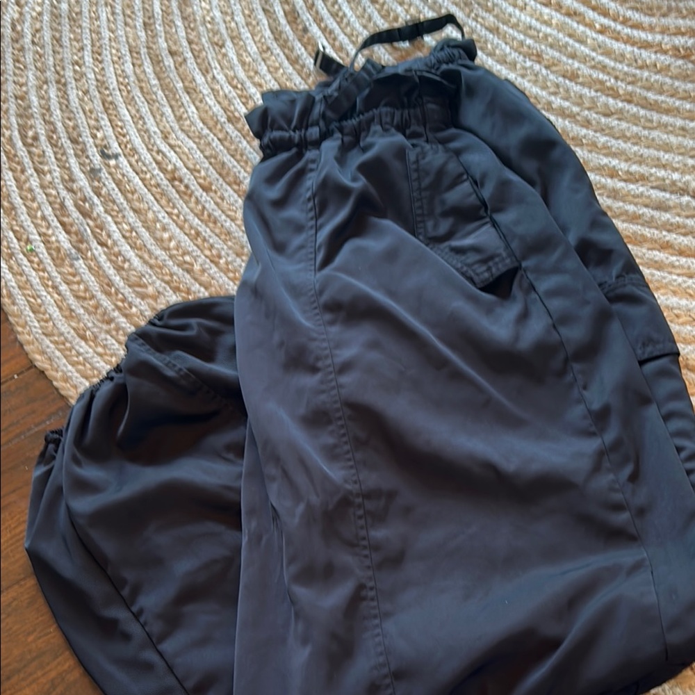 Forever 21 Black Satin Pants